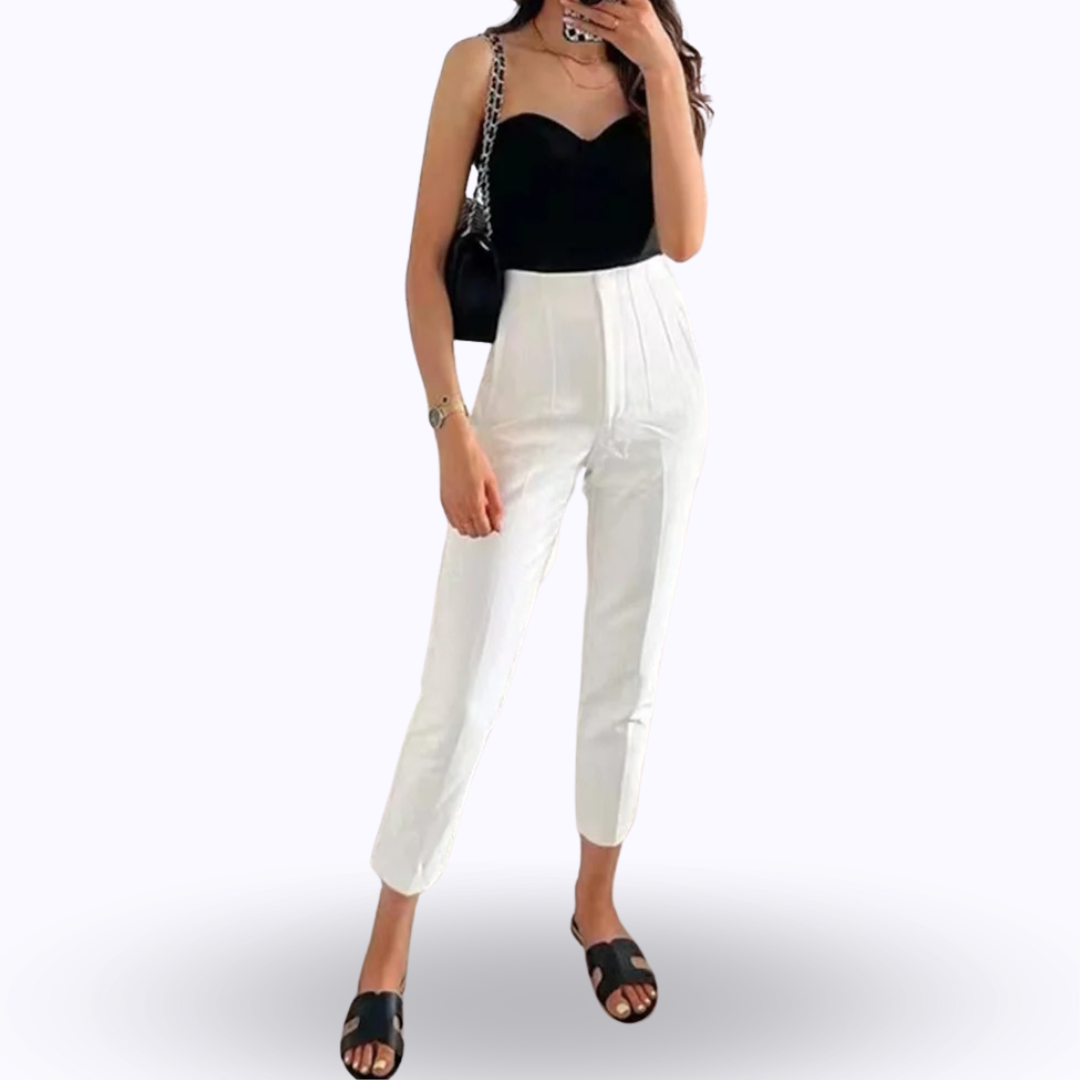 Elegant cotton trousers