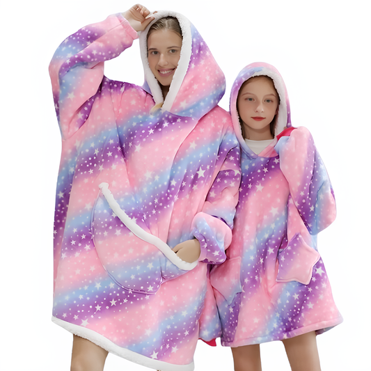 Family Winter Blanket Pajamas