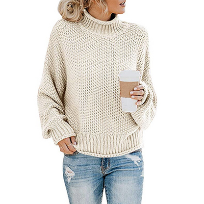 Agata rice stitch winter sweater