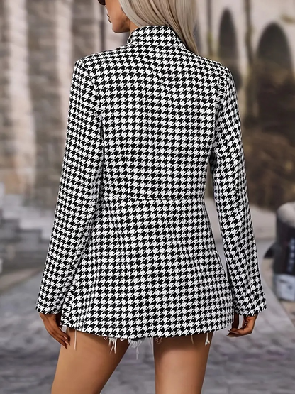 Houndstooth jacket