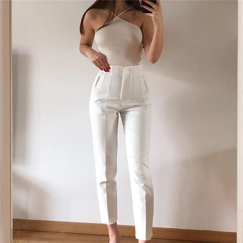 Elegant cotton trousers