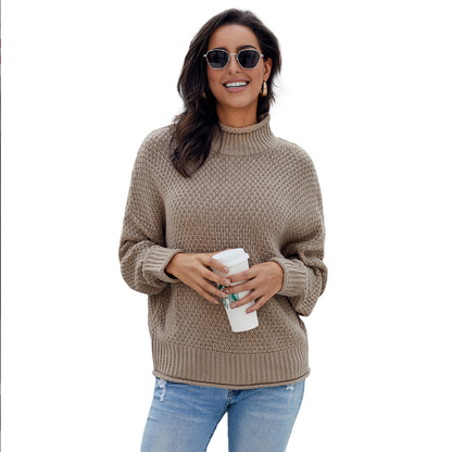 Agata rice stitch winter sweater