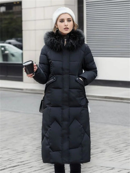 Jasmine long down jacket