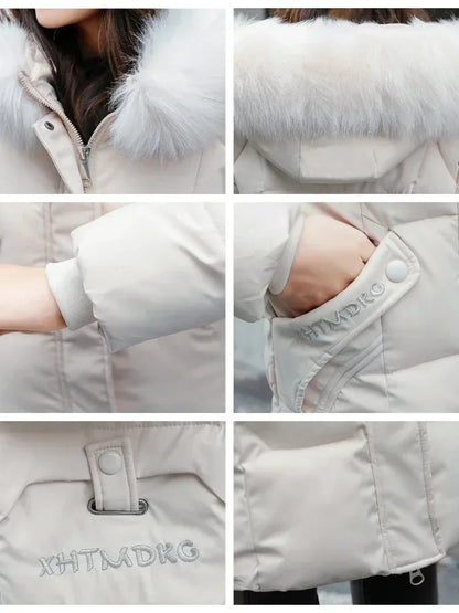 Jasmine long down jacket