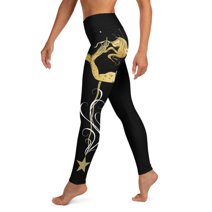 Pisces zodiac leggings