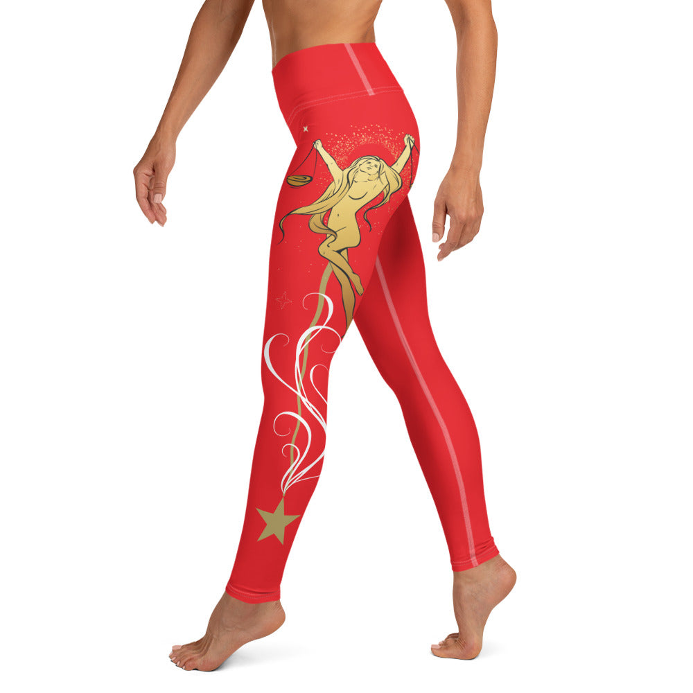 Libra zodiac leggings