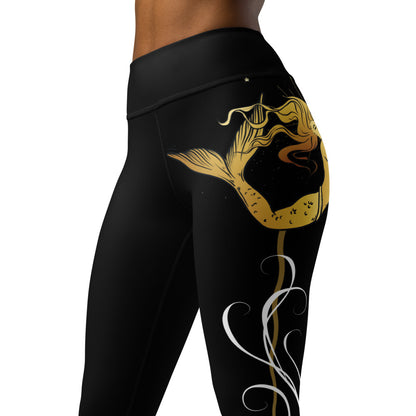 Pisces zodiac leggings