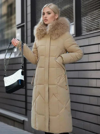 Jasmine long down jacket