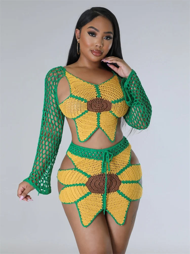 COMPLETE CROCHET SUNFLOWER