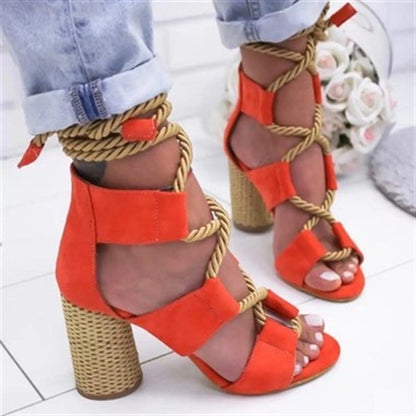 Multi colored sandal