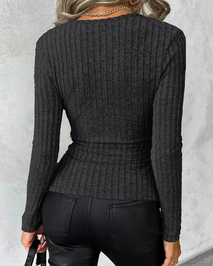 Slim-fit Shany ribbed winter sweater