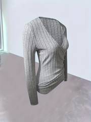 Slim-fit Shany ribbed winter sweater