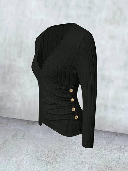 Slim-fit Shany ribbed winter sweater