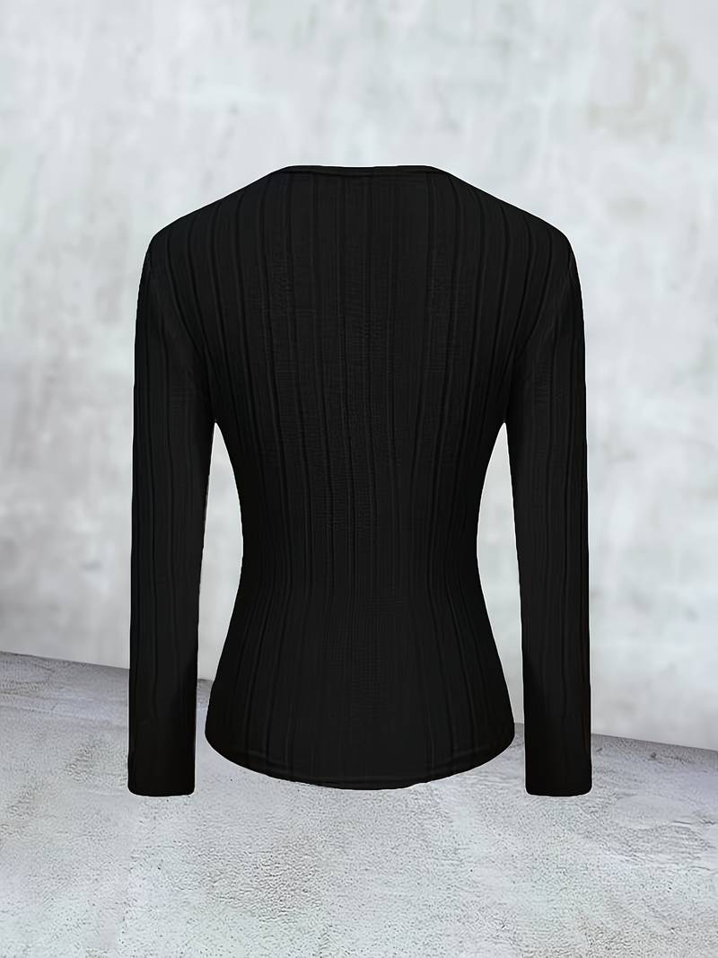 Slim-fit Shany ribbed winter sweater